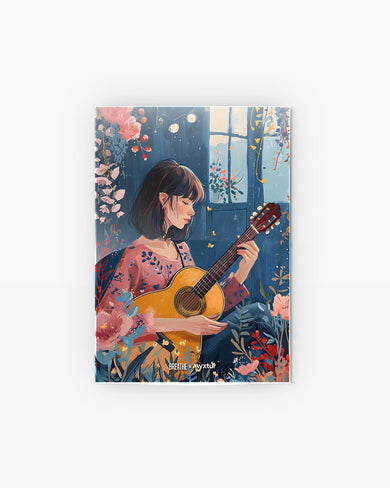 Blooms and Strings [BREATHE] Metal-Poster