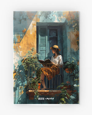 Sunlit Pages [BREATHE] Metal-Poster