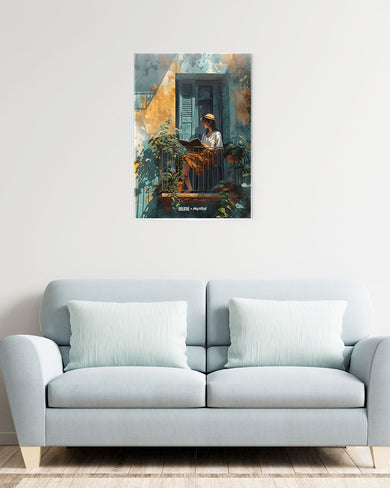 Sunlit Pages [BREATHE] Metal-Poster