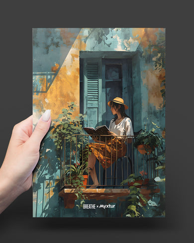 Sunlit Pages [BREATHE] Metal-Poster