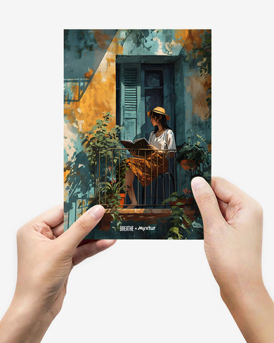 Sunlit Pages [BREATHE] Metal-Poster