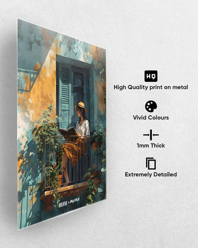 Sunlit Pages [BREATHE] Metal-Poster