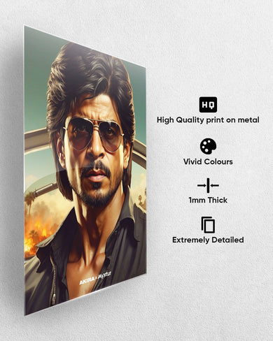 Shah Rukh City [AKIRA] Metal-Poster
