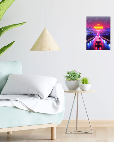 Neon Sunset Drive [RTK] Metal-Poster