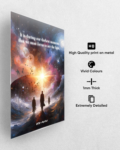 Light When Its Dark [RTK] Metal-Poster