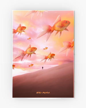 Goldfish Mirage [RTK] Metal Poster