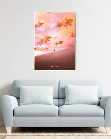 Goldfish Mirage [RTK] Metal-Poster