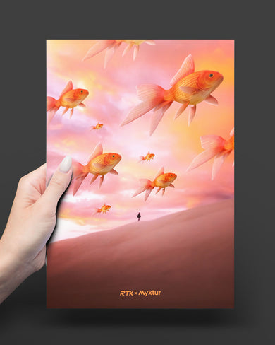 Goldfish Mirage [RTK] Metal-Poster