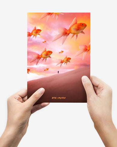 Goldfish Mirage [RTK] Metal-Poster