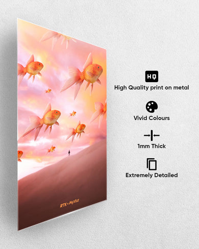 Goldfish Mirage [RTK] Metal-Poster