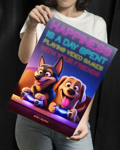 Games with Friends [RTK] Metal-Poster