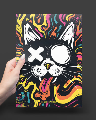 Psychedelic Paws [BREATHE] Metal-Poster