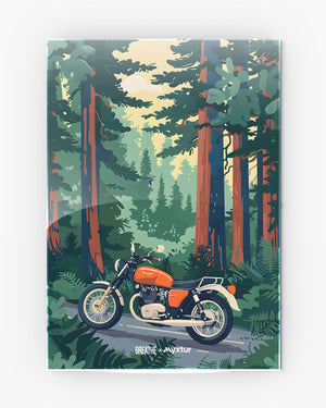Forest Roadster [BREATHE] Metal Poster