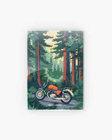 Forest Roadster [BREATHE] Metal-Poster