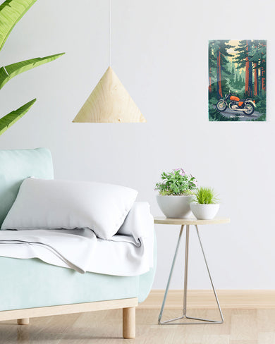 Forest Roadster [BREATHE] Metal-Poster