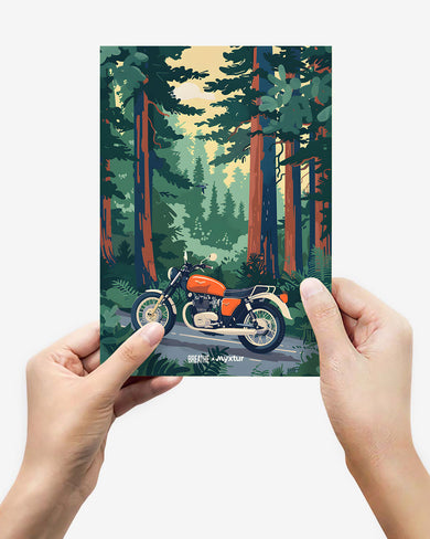 Forest Roadster [BREATHE] Metal-Poster