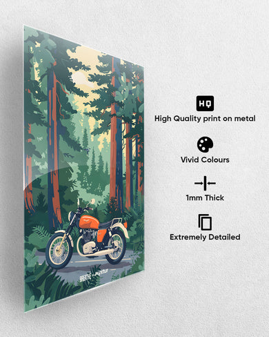 Forest Roadster [BREATHE] Metal-Poster