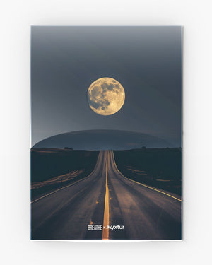 Lunar Avenue [BREATHE] Metal Poster