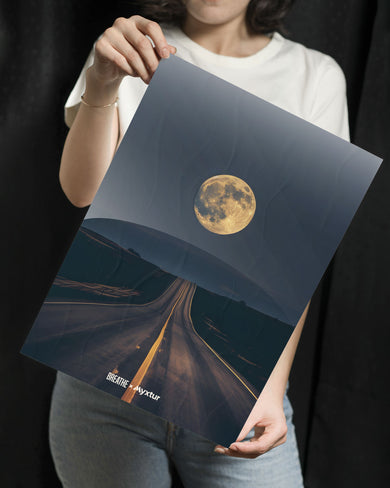 Lunar Avenue [BREATHE] Metal-Poster