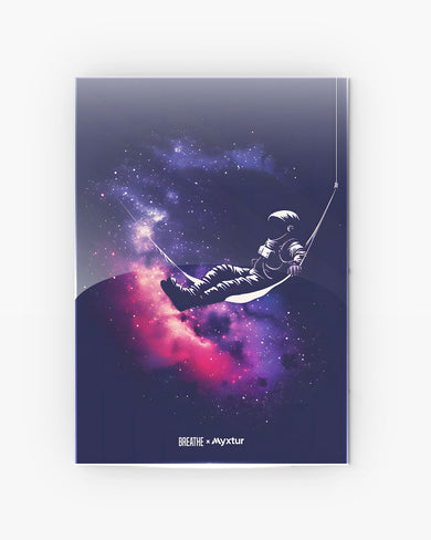 Cosmic Lounge [BREATHE] Metal-Poster