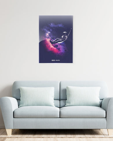 Cosmic Lounge [BREATHE] Metal-Poster