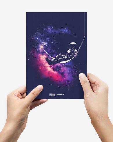 Cosmic Lounge [BREATHE] Metal-Poster