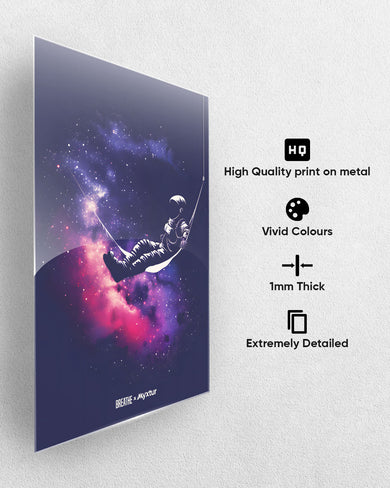 Cosmic Lounge [BREATHE] Metal-Poster