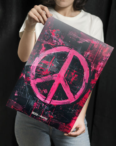 Peace Splash [BREATHE] Metal-Poster