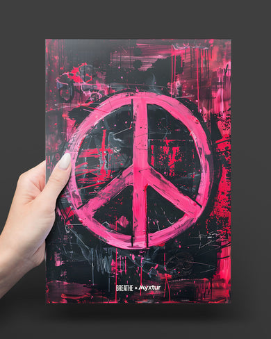 Peace Splash [BREATHE] Metal-Poster