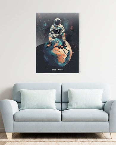 Alone in the World [BREATHE] Metal-Poster
