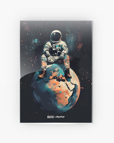 Alone in the World [BREATHE] Metal-Poster