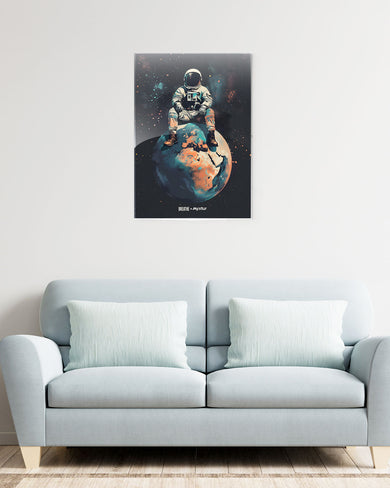 Alone in the World [BREATHE] Metal-Poster