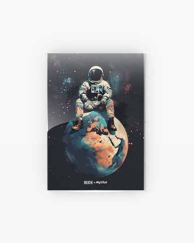 Alone in the World [BREATHE] Metal-Poster
