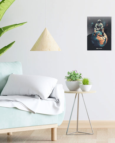 Alone in the World [BREATHE] Metal-Poster