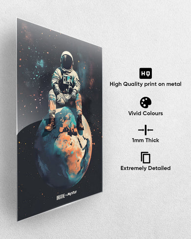 Alone in the World [BREATHE] Metal-Poster