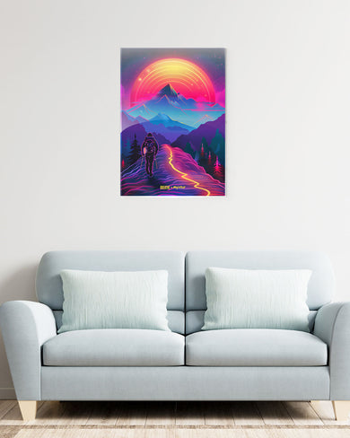 Glow Trek [BREATHE] Metal-Poster