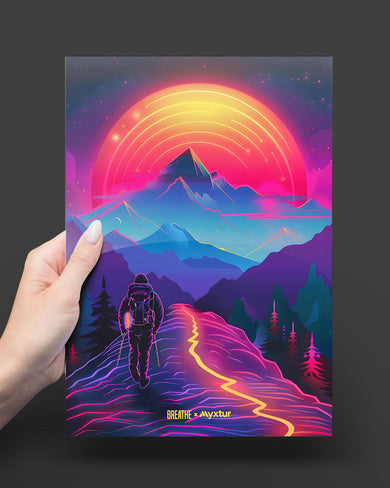 Glow Trek [BREATHE] Metal-Poster