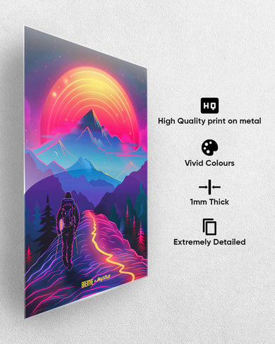 Glow Trek [BREATHE] Metal-Poster