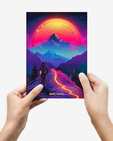 Glow Trek [BREATHE] Metal-Poster