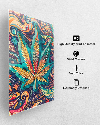 Hippie High [BREATHE] Metal-Poster