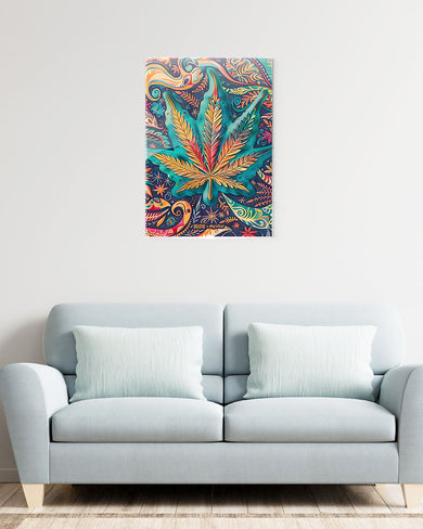 Hippie High [BREATHE] Metal-Poster