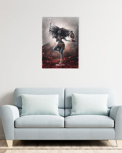 Dance of Maa Kaali [MaxCreation] Metal-Poster