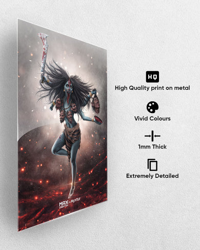 Dance of Maa Kaali [MaxCreation] Metal-Poster