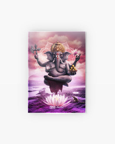 Divine Ganesha Grace [MaxCreation] Metal-Poster