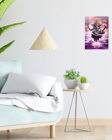 Divine Ganesha Grace [MaxCreation] Metal-Poster