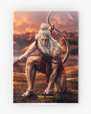 Hanuman Bajrangbali [MaxCreation] Metal Poster