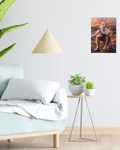Hanuman Bajrangbali [MaxCreation] Metal-Poster