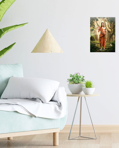 Lord Ram in Exile [MaxCreation] Metal-Poster