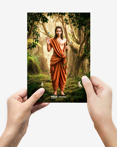 Lord Ram in Exile [MaxCreation] Metal-Poster