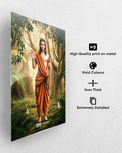 Lord Ram in Exile [MaxCreation] Metal-Poster